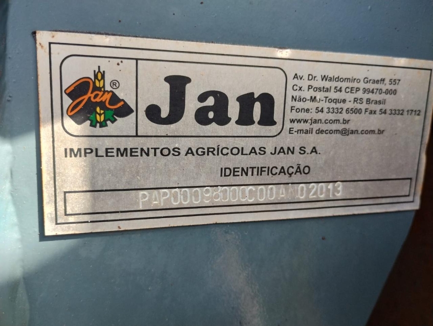 jan implementos pulverizador power jet 2500 diesel 1p manual 20136