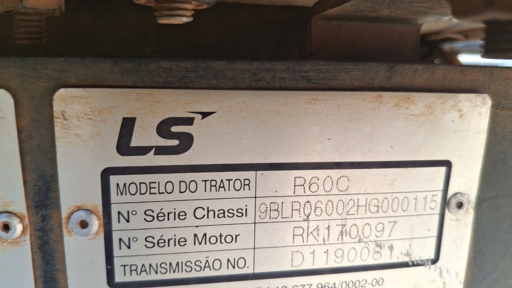 ls tractor trator r 60 cabinado diesel 1p manual 20175