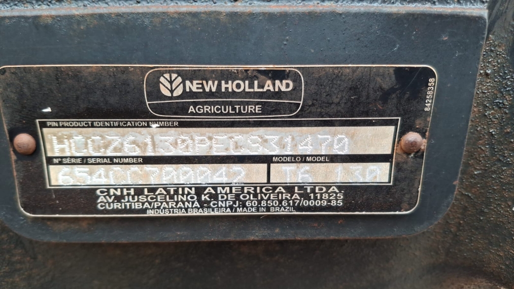 new holland trator t6 130 cabinado diesel 1p manual 20161