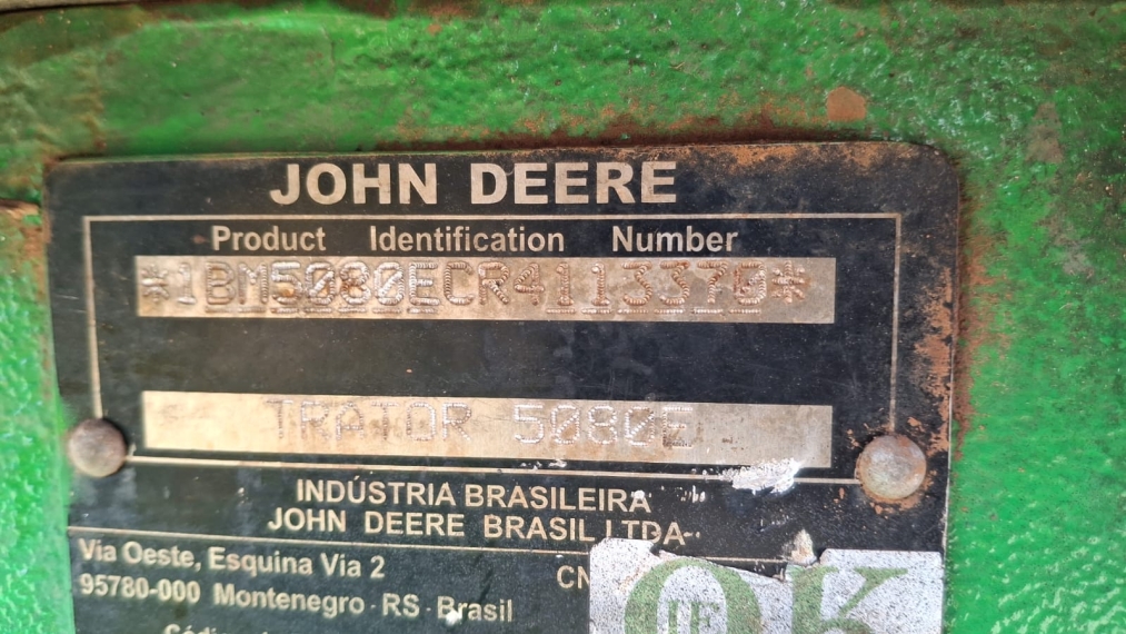 john deere trator 5080e  9x3 cabinado diesel 1p manual 20241