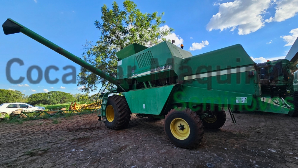 colheitadeira jd 1550 + plataforma de corte 622 ano 20041