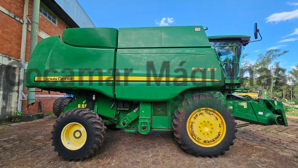 colheitadeira jd sts 9570 + plataforma 625 ano 2009