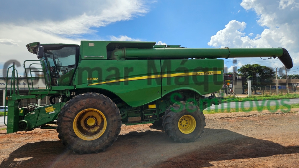 colheitadeira john deere s680 ano 2012 + plataforma de corte 640 20142