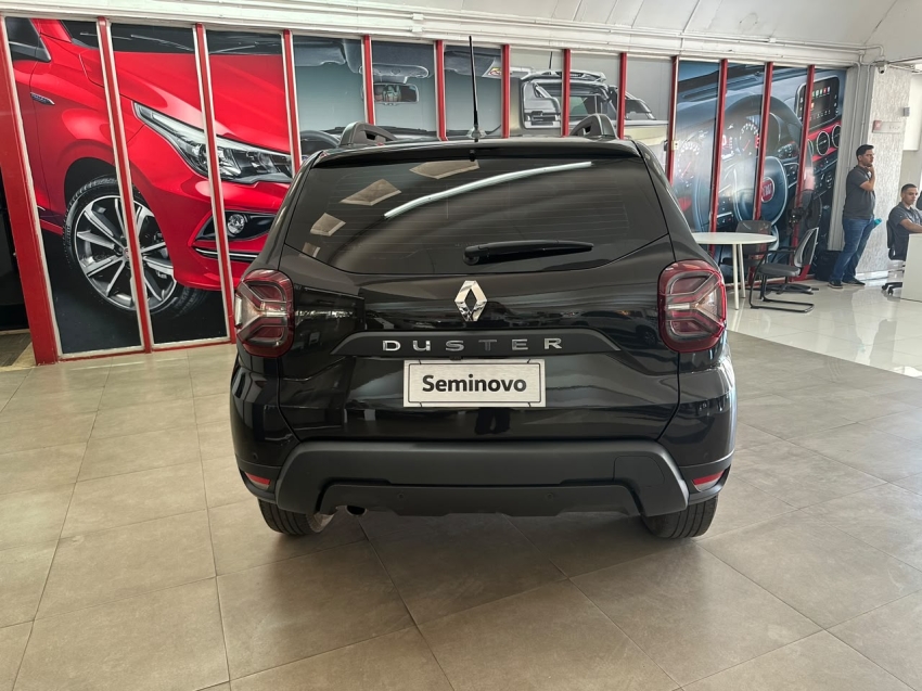 renault duster iconic 1.6/1.3 turbo cvt flex preto seminovo5