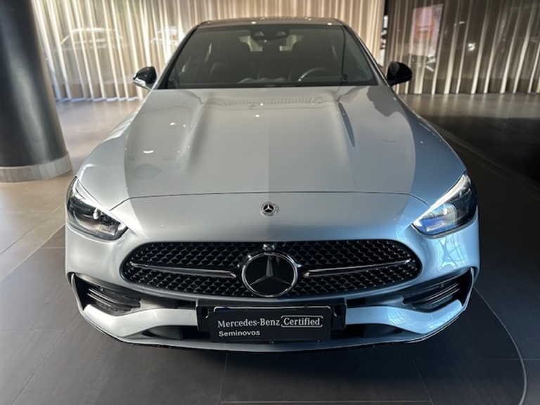 mercedes-benz c 300 2.0 eq boost hibrido amg line 9g-tronic 4p automatico 20242