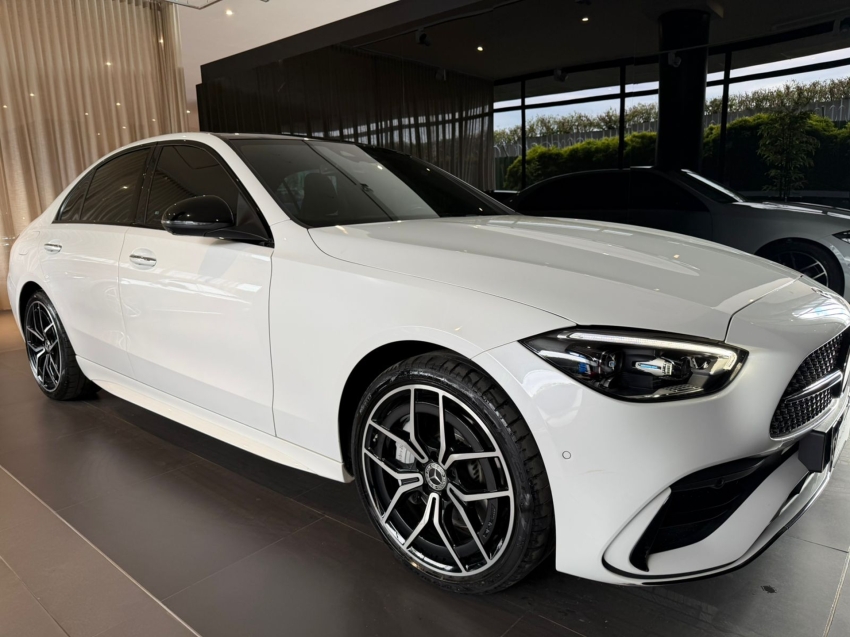 mercedes-benz c 300 2.0 eq boost hibrido amg line 9g-tronic 4p automatico 20222