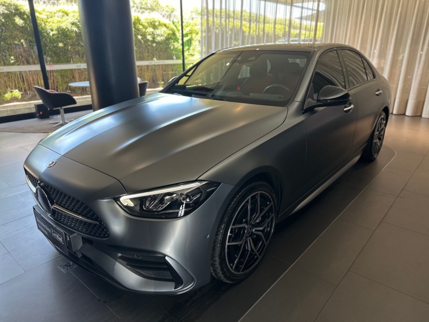 mercedes-benz c 300 2.0 eq boost hibrido amg line 9g-tronic 4p automatico 20232