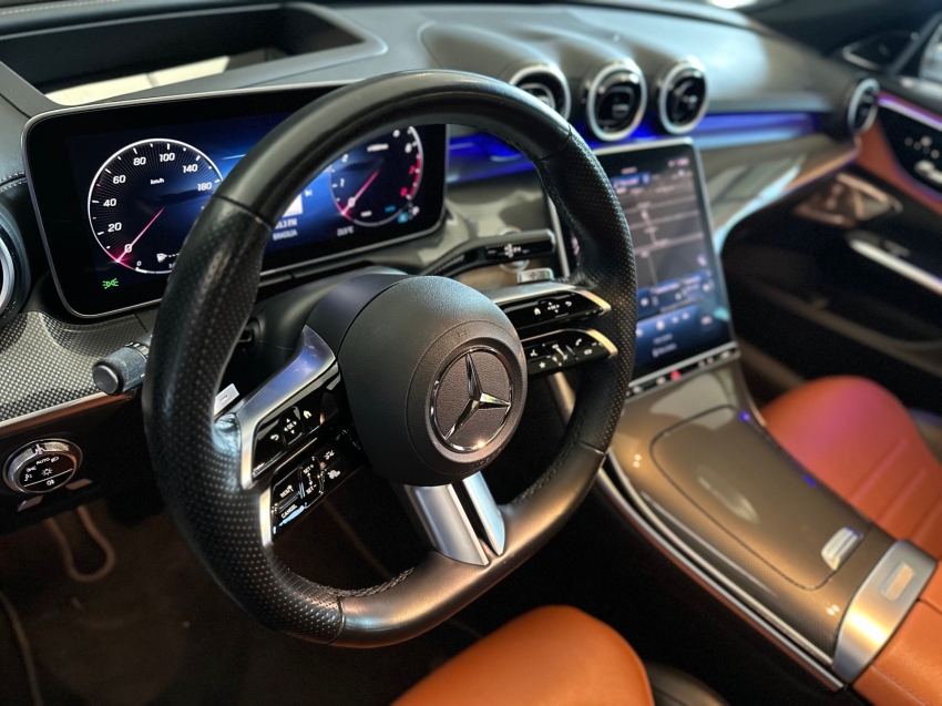 mercedes-benz c 300 2.0 eq boost hibrido amg line 9g-tronic 4p automatico 20249