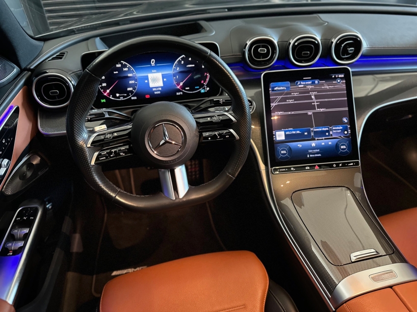 mercedes-benz c 300 2.0 eq boost hibrido amg line 9g-tronic 4p automatico 20247