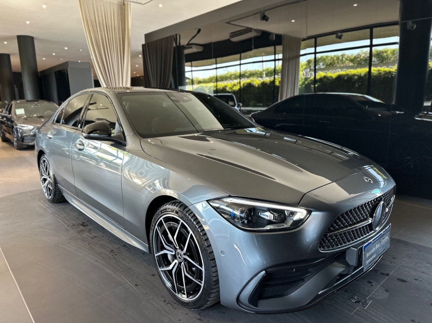 mercedes-benz c 300 2.0 eq boost hibrido amg line 9g-tronic 4p automatico 2024