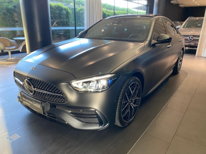 mercedes-benz c 300 2.0 eq boost hibrido amg line 9g-tronic 4p automatico 20242