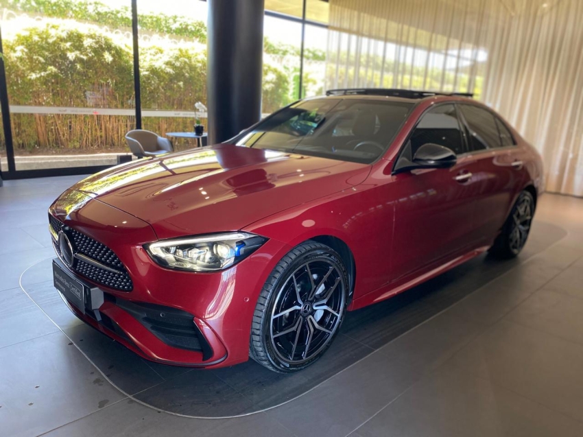 mercedes-benz c 300 2.0 eq boost hibrido amg line 9g-tronic 4p automatico 20241