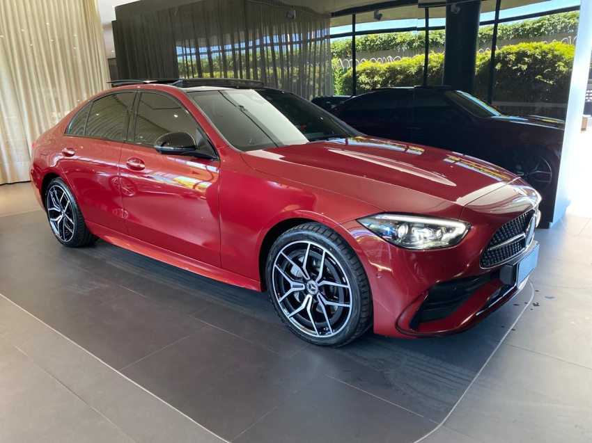 mercedes-benz c 300 2.0 eq boost hibrido amg line 9g-tronic 4p automatico 20240
