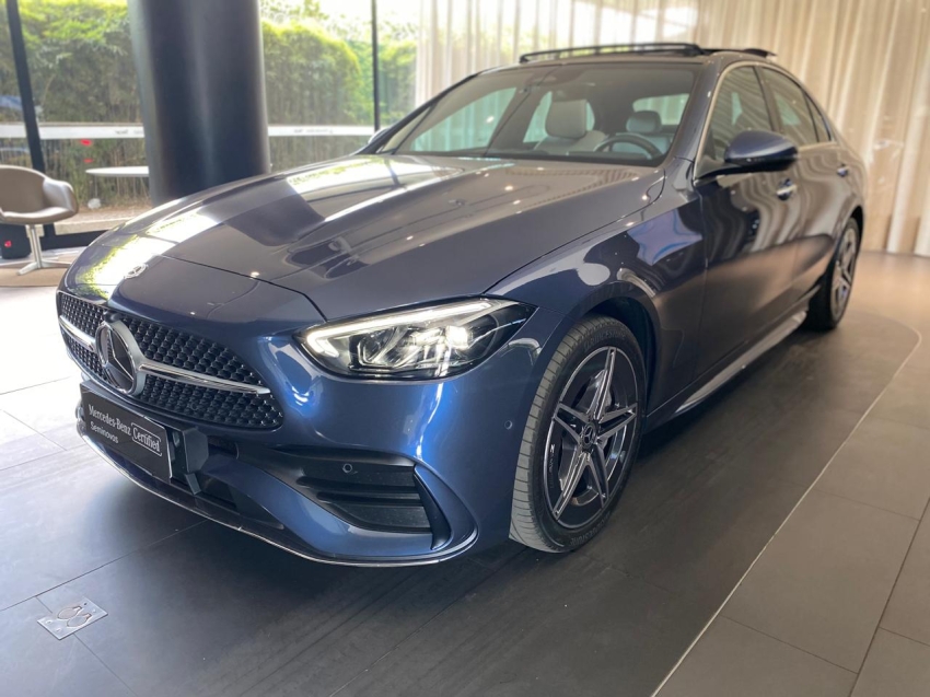 mercedes-benz c 200 1.5 eq boost hibrido amg line 9g-tronic 4p automatico 20241