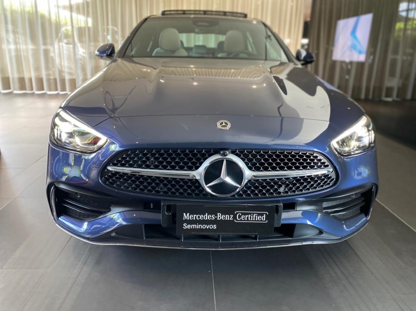 mercedes-benz c 200 1.5 eq boost hibrido amg line 9g-tronic 4p automatico 20242