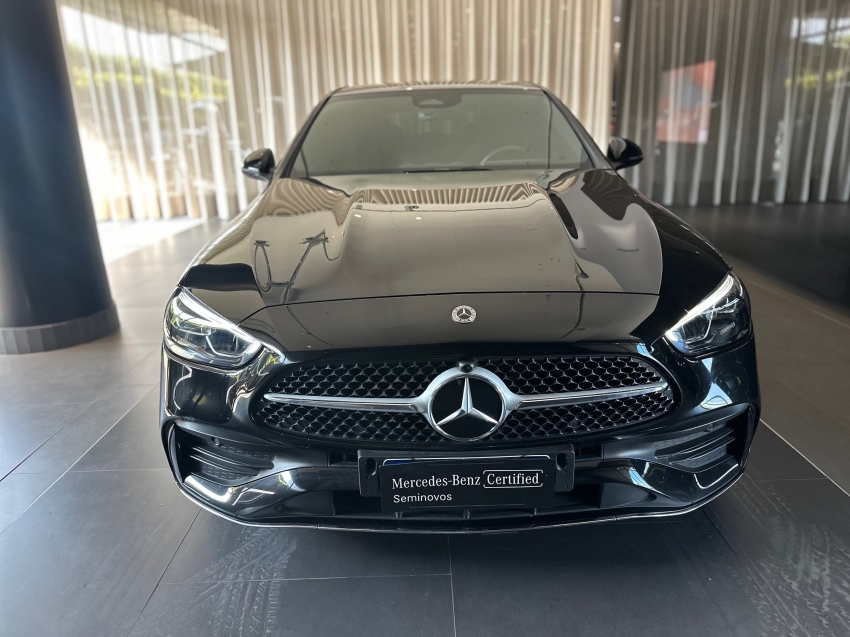 mercedes-benz c 200 1.5 eq boost hibrido amg line 9g-tronic 4p automatico 20242