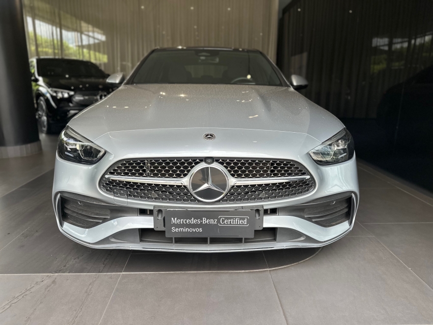 mercedes-benz c 200 1.5 eq boost hibrido amg line 9g-tronic 4p automatico 20242