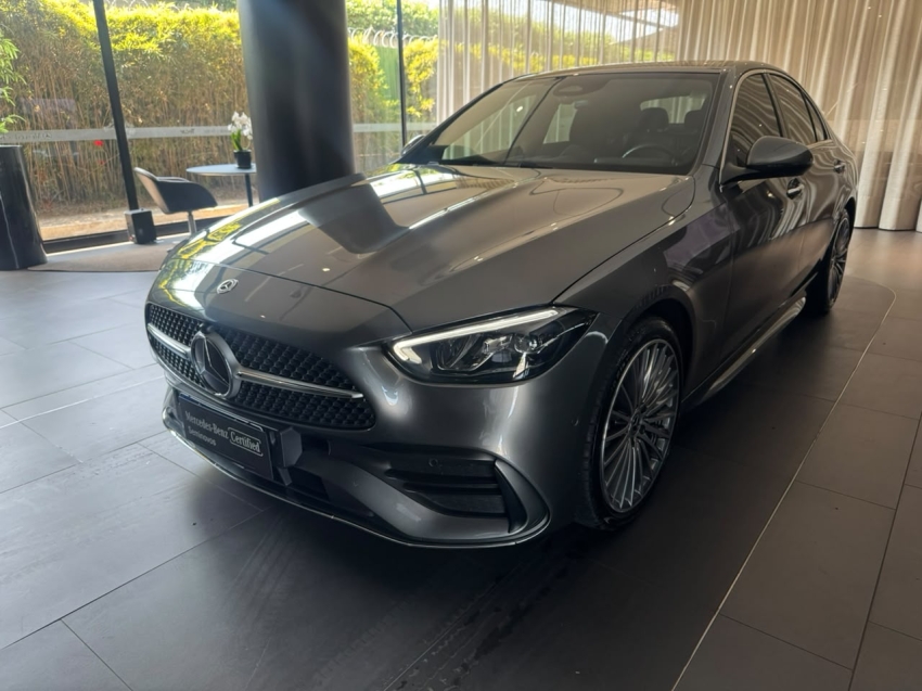 mercedes-benz c 200 1.5 eq boost hibrido amg line 9g-tronic 4p automatico 20252
