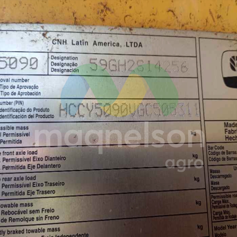 new holland colheitadeira  5090 2016 hibrido 1p semiautomatico