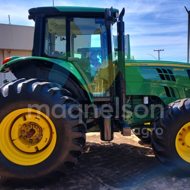 john deere trator 6190m  2023 hibrido 1p semiautomatico
