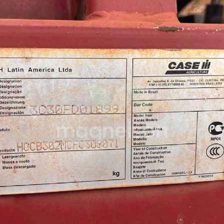case colheitadeira 2799 2013 hibrido 1p semiautomatico