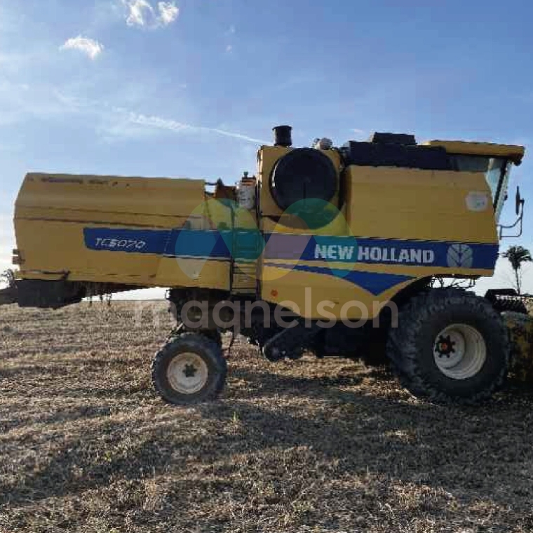 new holland colheitadeira tc 5070 2015 hibrido 1p semiautomatico
