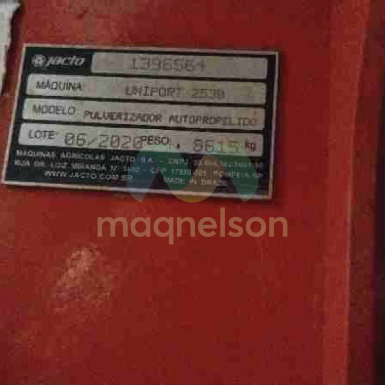 jacto pulverizador uniport 2530 2020 hibrido 1p automatico