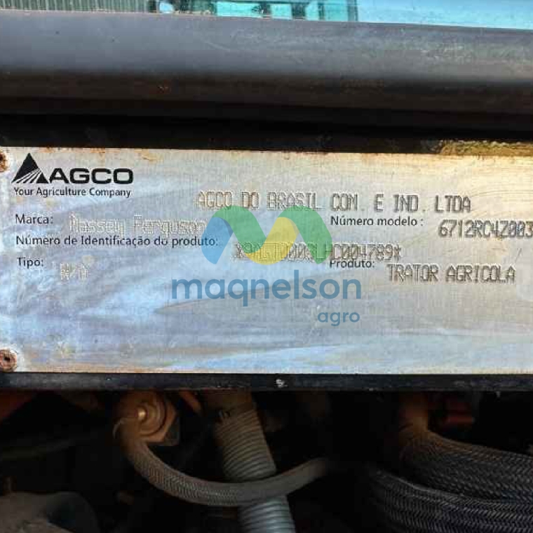 massey ferguson trator 6712 2017 hibrido 1p semiautomatico