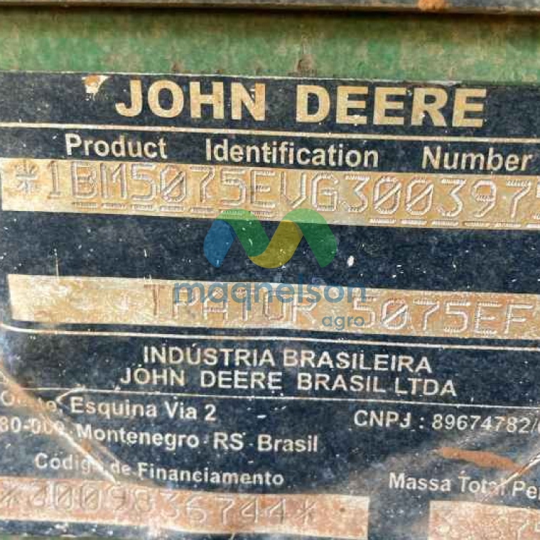 john deere trator 5075ef 2016 hibrido 1p semiautomatico
