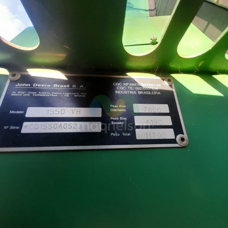 john deere colheitadeira 1550 2004 diesel 1p semiautomatico3