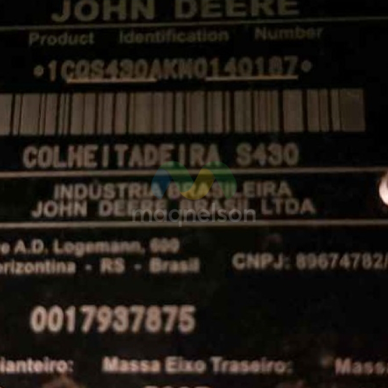 john deere colheitadeira s430 2021 diesel 1p semiautomatico11