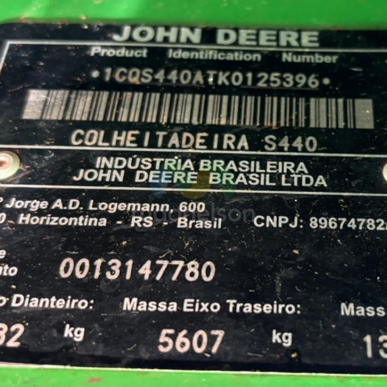 john deere colheitadeira s440 2019 diesel 1p semiautomatico28