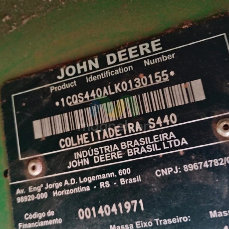 john deere colheitadeira s440 2019 diesel 1p semiautomatico16
