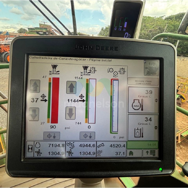 john deere colhedora de cana ch 570 2023 diesel 1p semiautomatico14