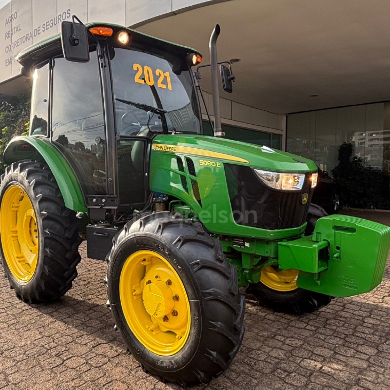 john deere trator 5080e  2021 diesel 1p semiautomatico