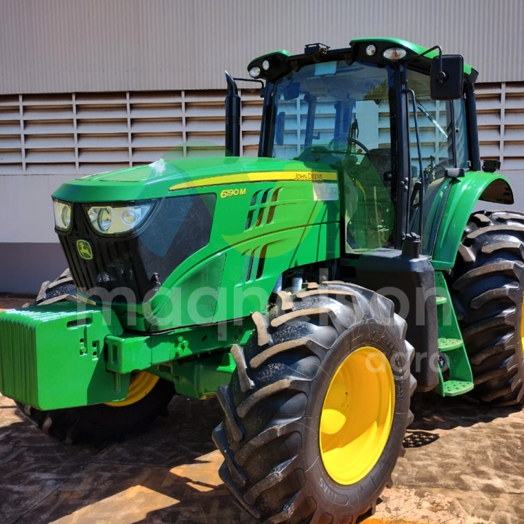 john deere trator 6190m  2023 diesel 1p semiautomatico