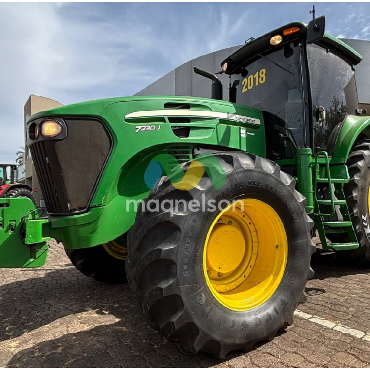 john deere trator 7230j  2018 diesel 1p semiautomatico