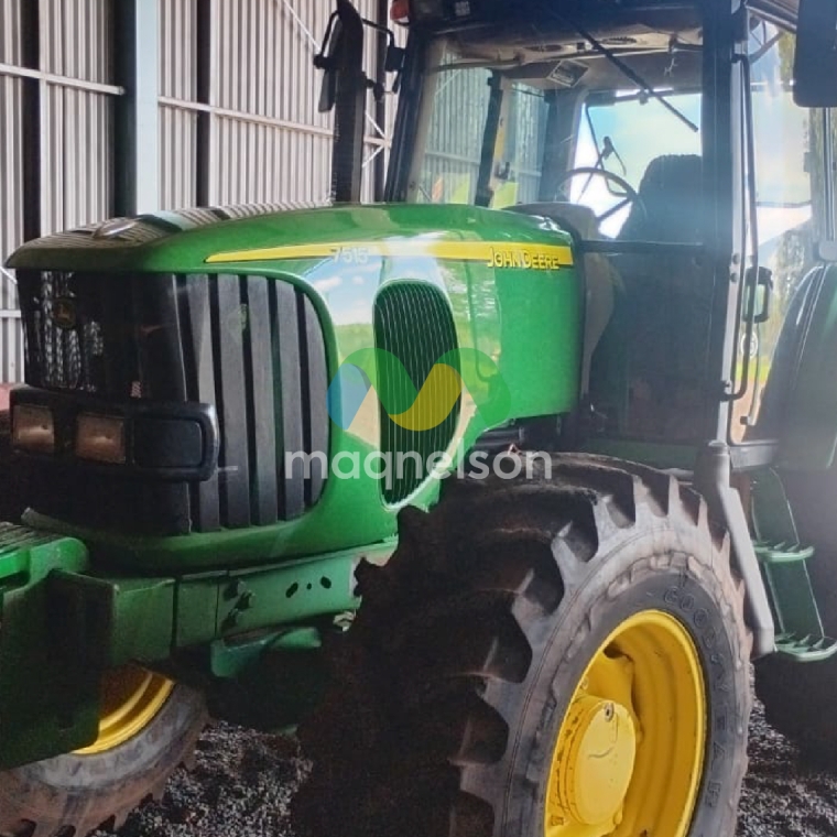 john deere trator 7515 2007 diesel 1p semiautomatico