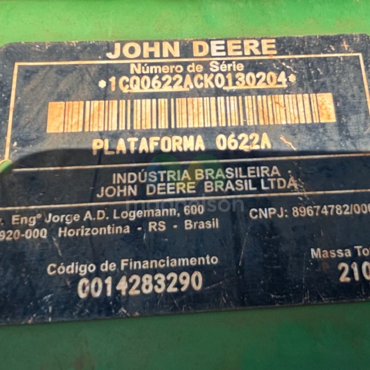 john deere plataforma de corte 622 22 pes diesel manual 20198