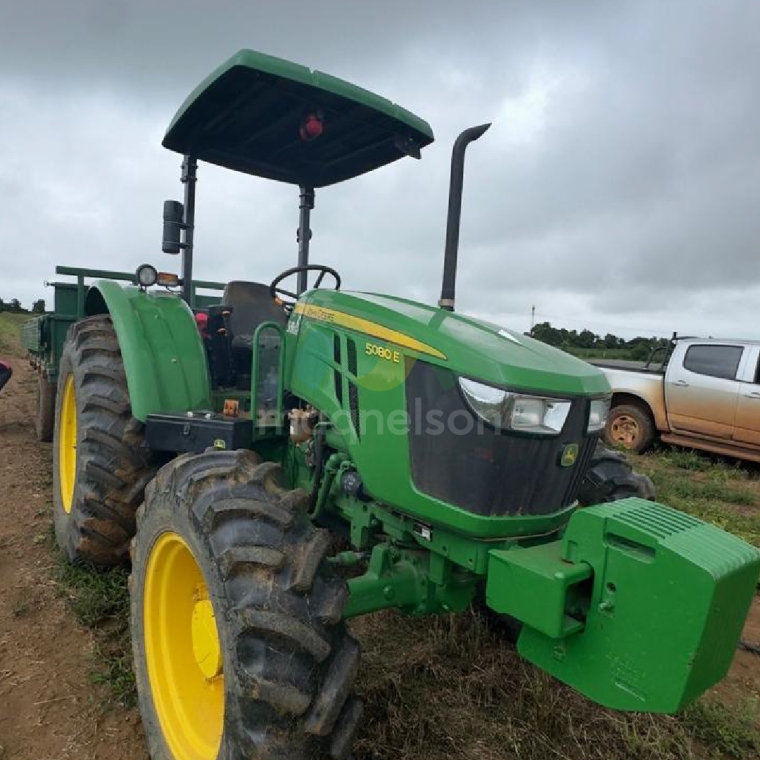 john deere trator 5080e  2023 diesel 1p semiautomatico