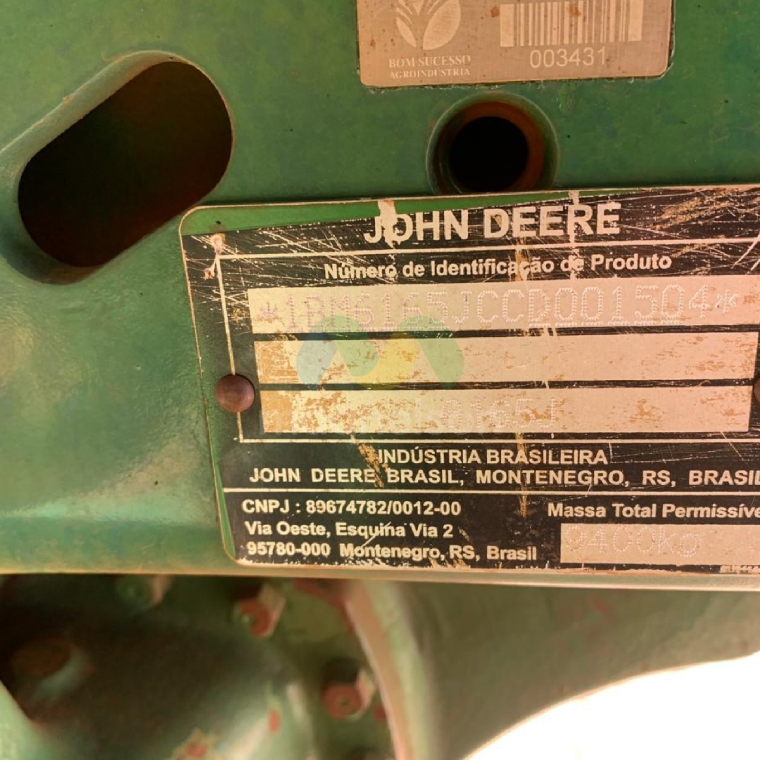john deere trator 6165j 2012 diesel 1p semiautomatico7