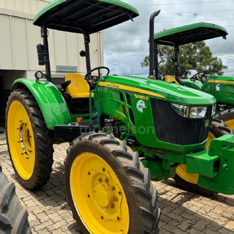 john deere trator 5080e  2023 diesel 1p semiautomatico