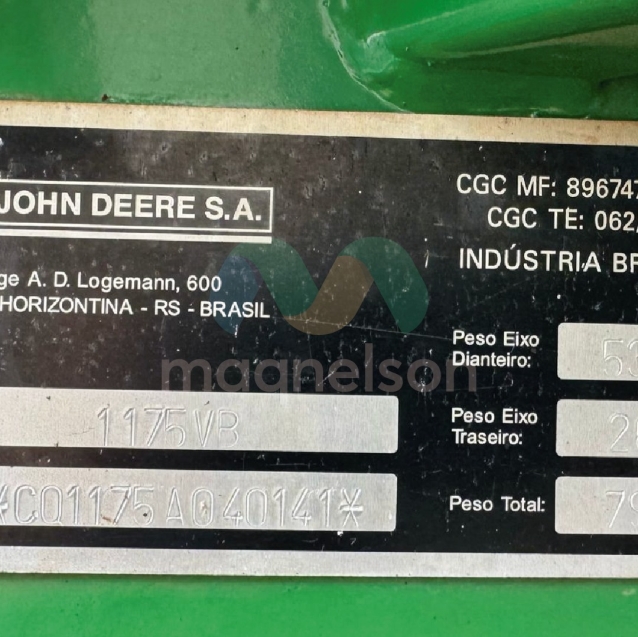 colheitadeira john deere 1175 hydro11
