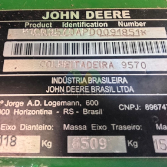 colheitadeira john deere sts 95705