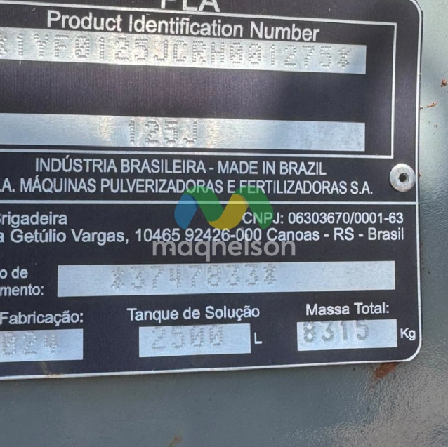 pulverizador pla 125j17