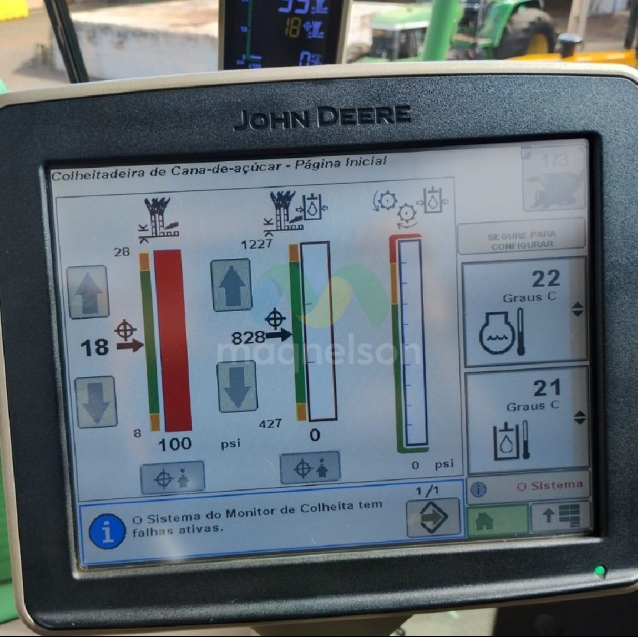 colhedora de cana john deere ch 57010