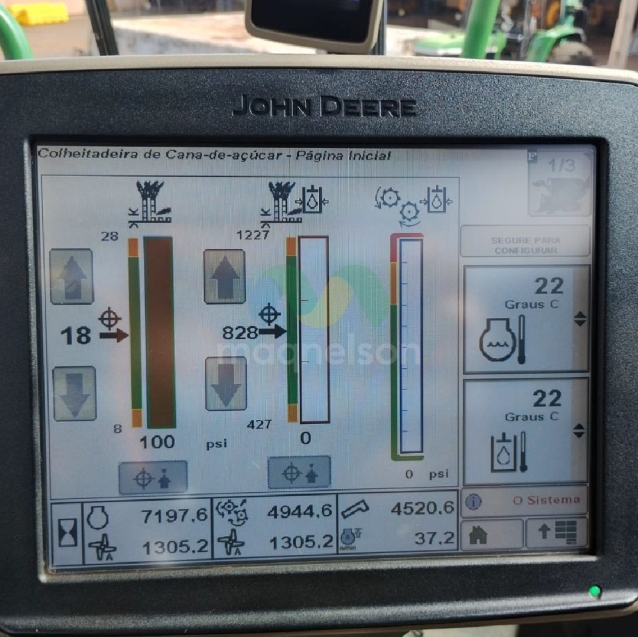 colhedora de cana john deere ch 57012