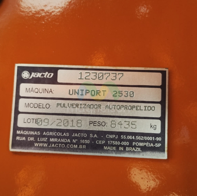 pulverizador jacto uniport 25309