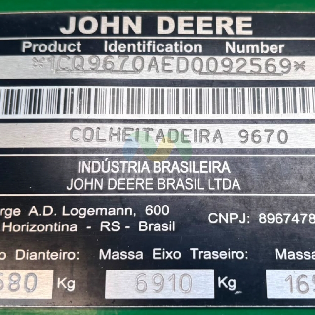colheitadeira john deere sts 967019