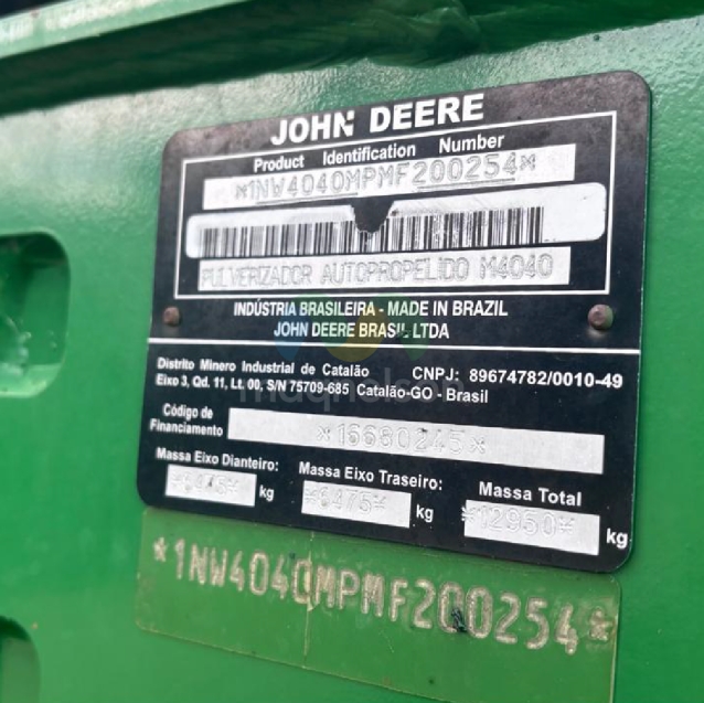 pulverizador john deere m404010